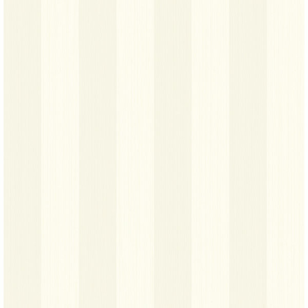 Seabrook Designs Metallic Chantilly Linen Stripe Unpasted Wallpaper